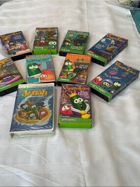 VeggieTales VHS Lot - Colorful Kids Classics lot of 10
